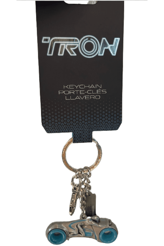 Parks 2023 Tron Lightcycle Vehicle Metal Keychain New with Tag