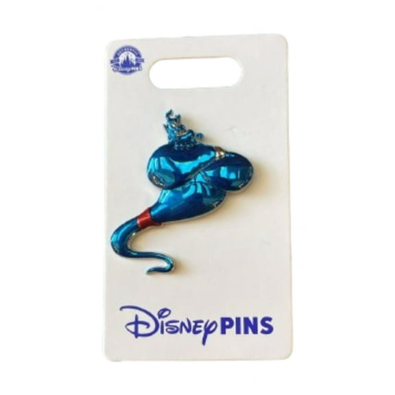 Disney Parks 2024 Aladdin Genie Sculpted Metallic 3D Pin New with Card