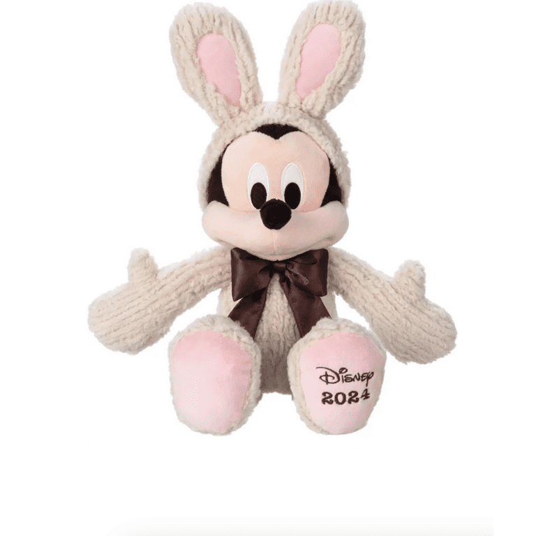 Disney Parks 2024 Easter Mickey Bunny with Costume Plush New with