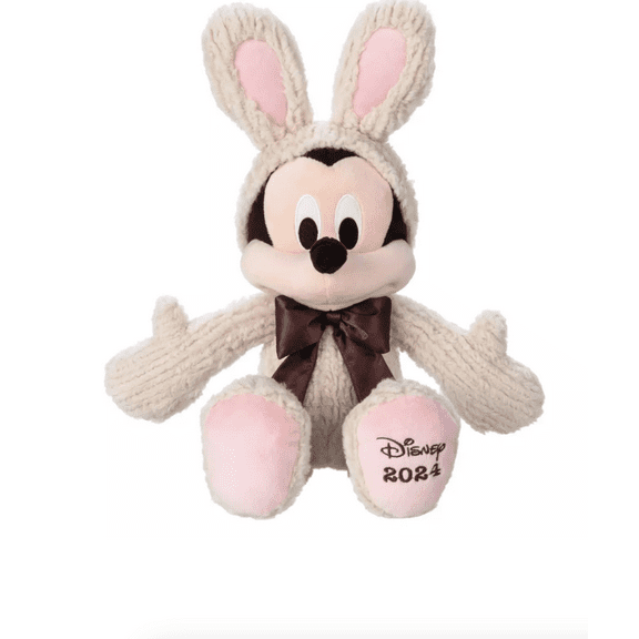 Disney Parks 2024 Easter Mickey Bunny with Costume Plush New with Tag