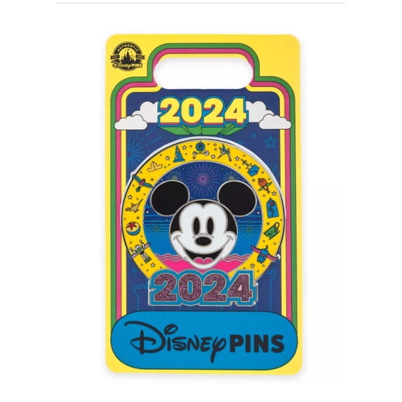 Disney Parks 2024 Mickey Mouse Pin New With Card