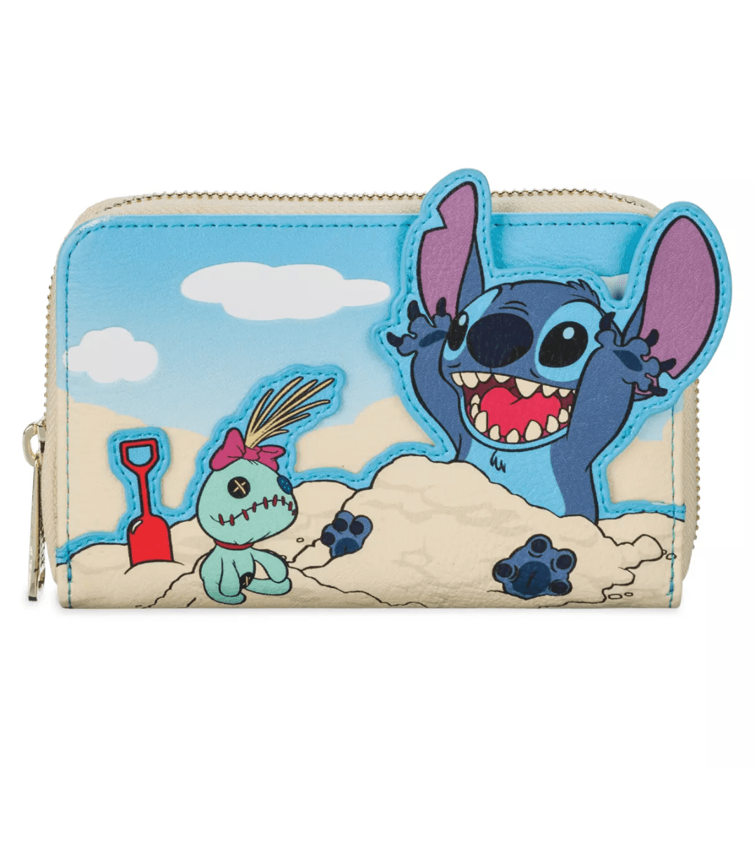 Disney Parks 3D Stitch with Scrump the Doll and Shovel Loungefly Wallet ...