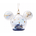 thumbnail image 1 of Disney Parks 50th Anniversary Walt Disney World Icon Glass Globe Ornament New, 1 of 2