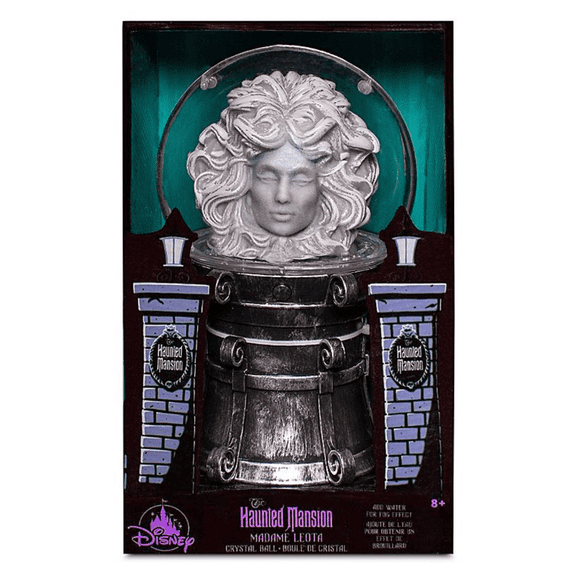 Disney Parks 8 Madame Leota Crystal Ball Light-Up Haunted Mansion Resin Figurine