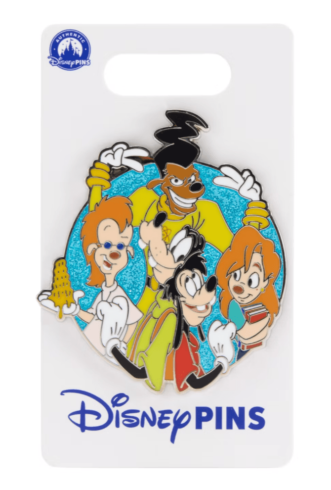 Disney Parks A Goofy Movie Enclosed Glitter Cast Pin New With Card ...