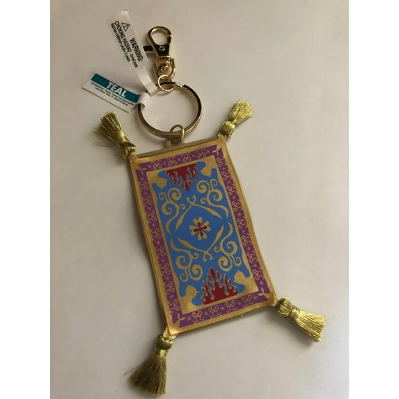 Disney Parks Aladdin Magical Carpet Keychain New with Tags