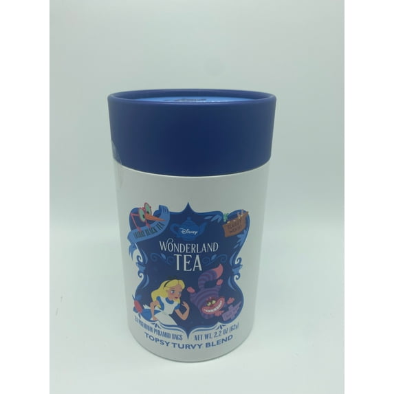 Disney Parks Alice Wonderland Topsy Turvy Tea Blend 24 Bags Infusion New