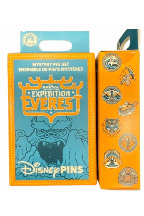 Parks Animal Kingdom Expedition Everest Mystery Pin Set Random New W Card