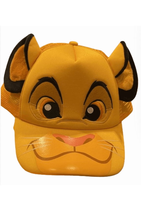 Parks Animal Kingdom Lion King Simba 3D Plush Baseball Cap Hat New W Tag