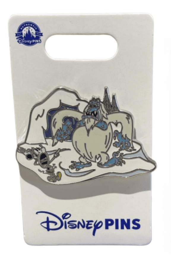 Parks Animal Kingdom - Mickey scared by Yeti Pin New with Card