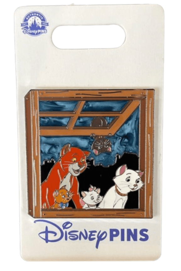 Parks Aristocats Marie Window Pin New With Card