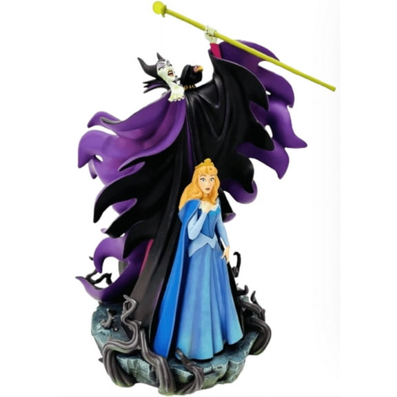 Disney Parks Aurora Sleeping Beauty & Maleficent Figurine Statue New With Box