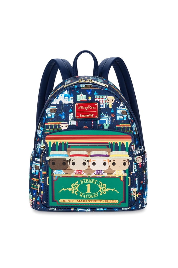 Disney Parks Dapper Dans Loungefly Mini Backpack ? Main Street U.S.A. Bag Disneyland - Walt Disney World