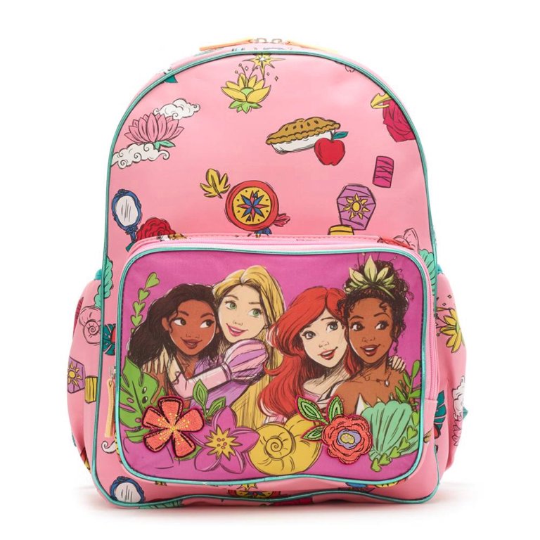 Disney Parks Backpack Princesses Moana Rapunzel Ariel Tiana  display picture 2
