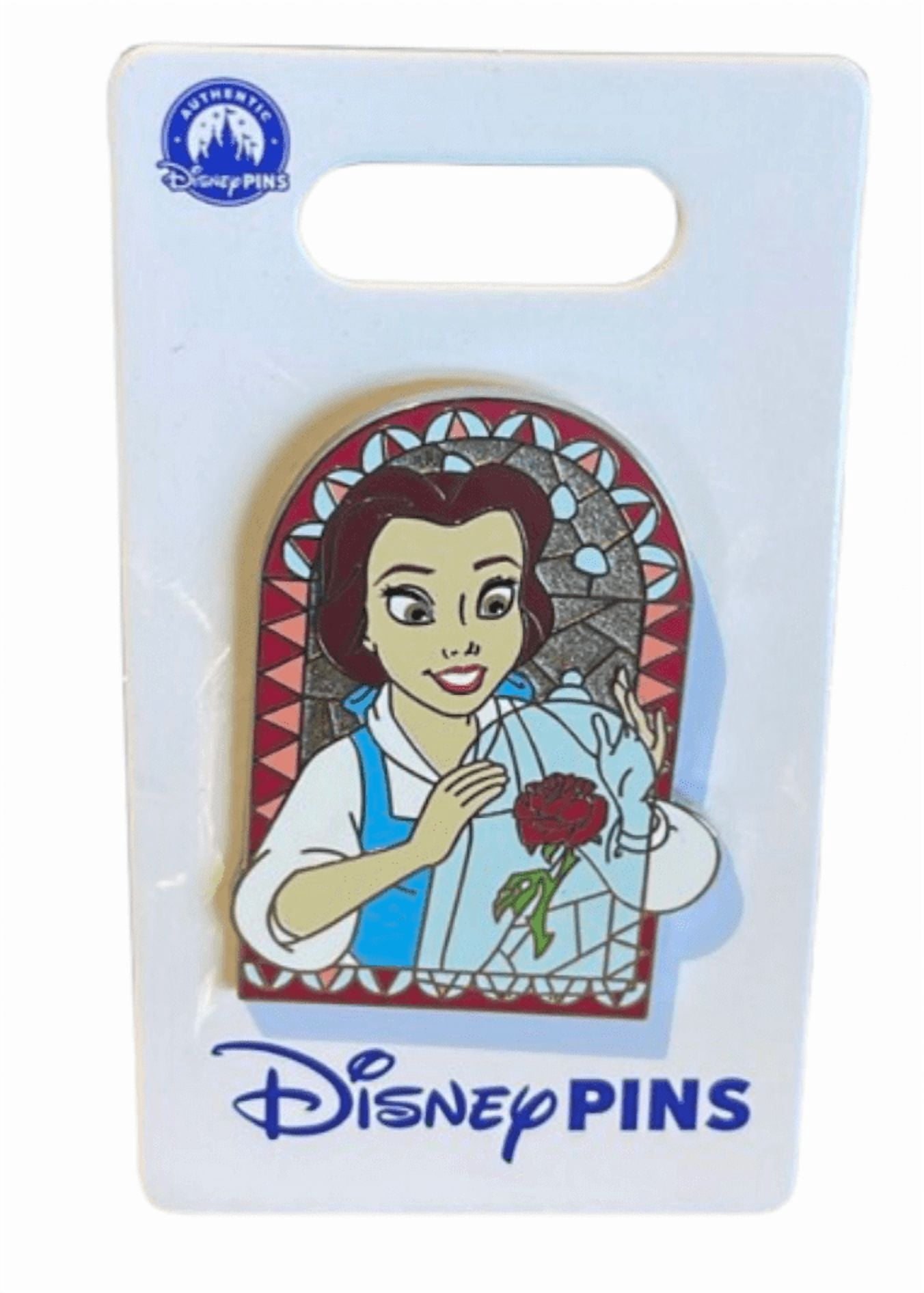 Disney Parks Beauty and the Beast Open Edition Belle with Rose Pin New ...