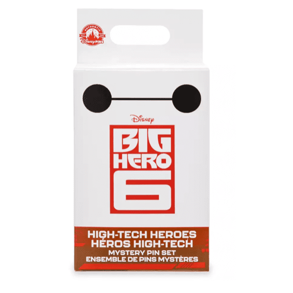 Disney Parks Big Hero 6 High-Tech Mystery Pin Set Collectible New With Box