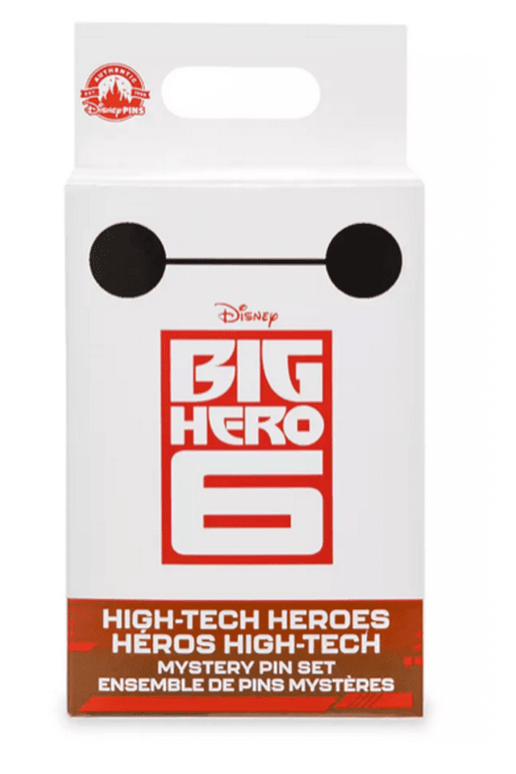 Parks Big Hero 6 High-Tech Mystery Pin Set Collectible New With Box
