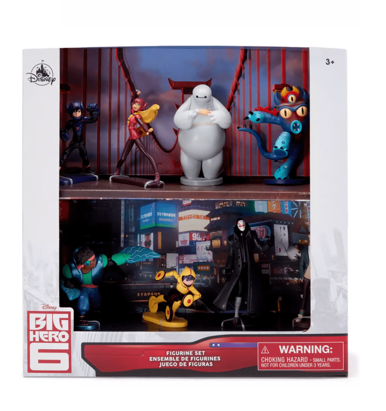 Disney Parks Big Hero 6 Hiro Baymax Tadashi Figurine Playset Toy