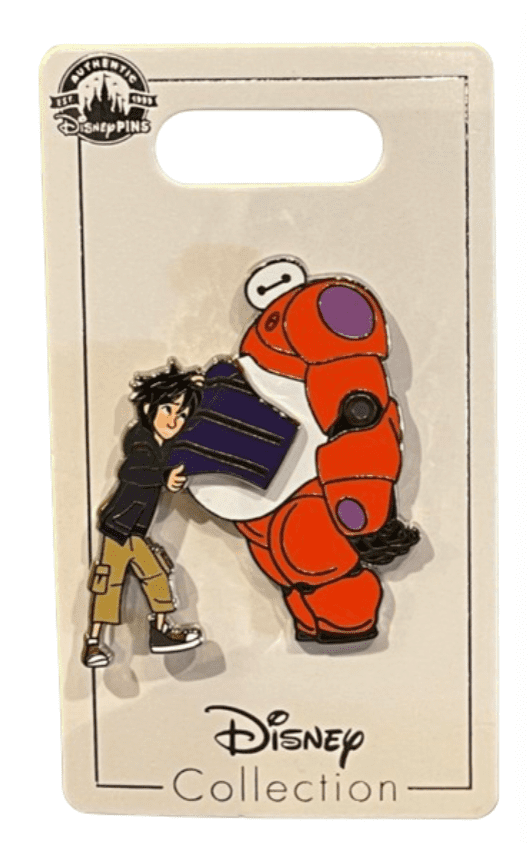 ベイマックス BIG HERO 6 タダシ　ヒロ　ピンバッジ　海外 Disney Parks Big Hero 6 Hiro Hamada Baymax Pin New With Card
