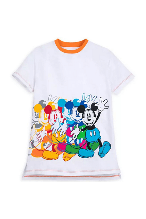 Parks Boys Colorful Mickey Hi-Low T-Shirt, Sizes 2-16