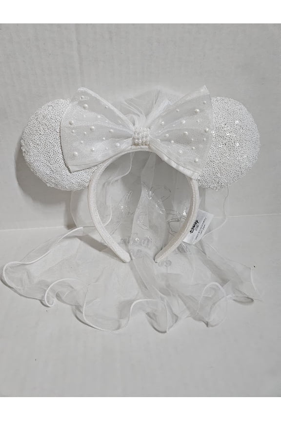 Parks Bride Minnie Mouse Ears Headband