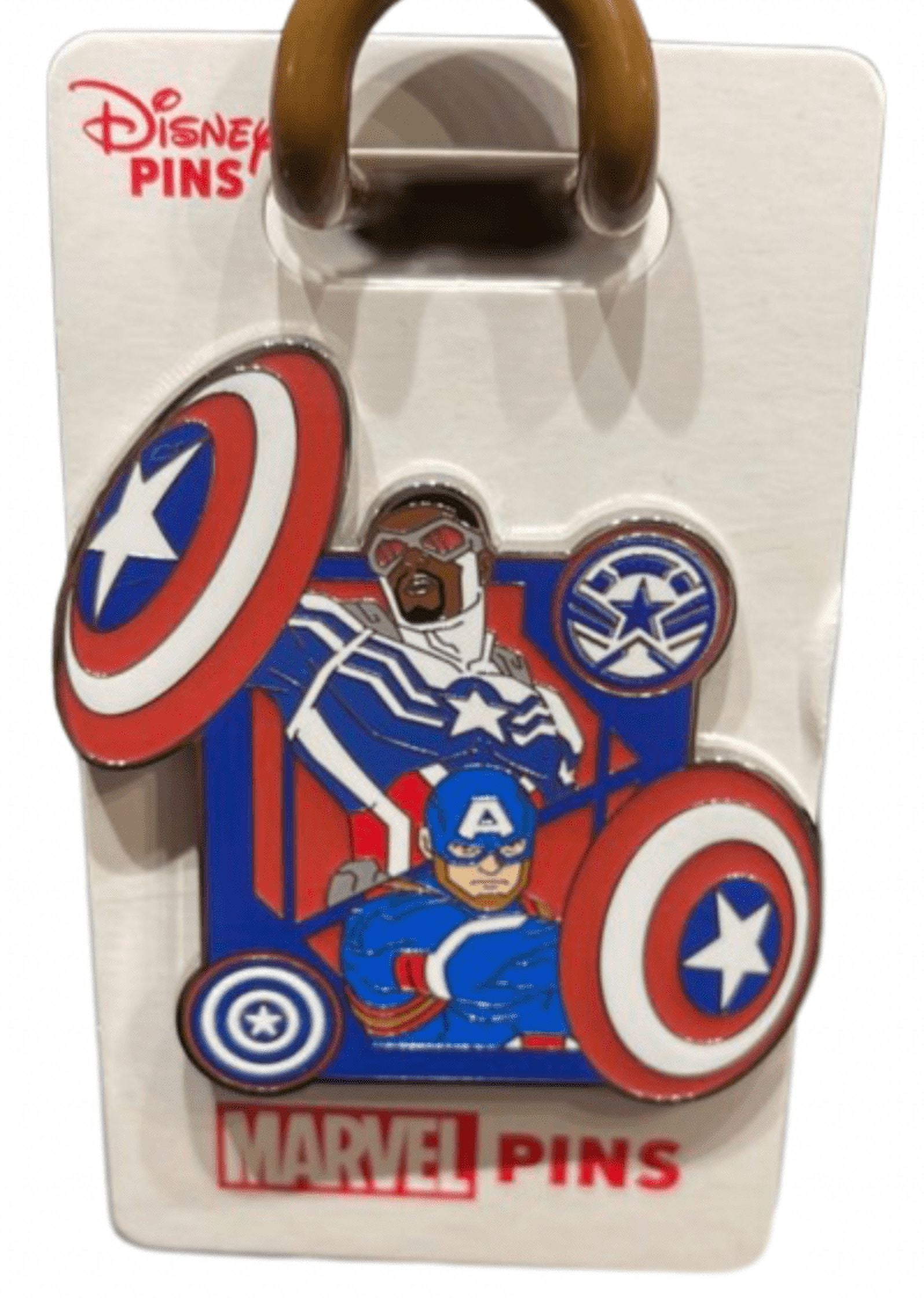 Disney Parks Capitan America Shield Pin New with Card - Walmart.com