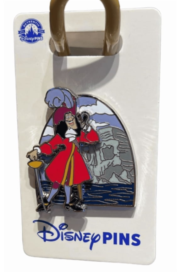 Parks Captain Hook Pin New with Card