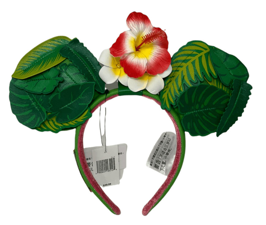 Disney Parks Caribbean Beach Resort Minnie Ear Loungefly Headband New with Tag