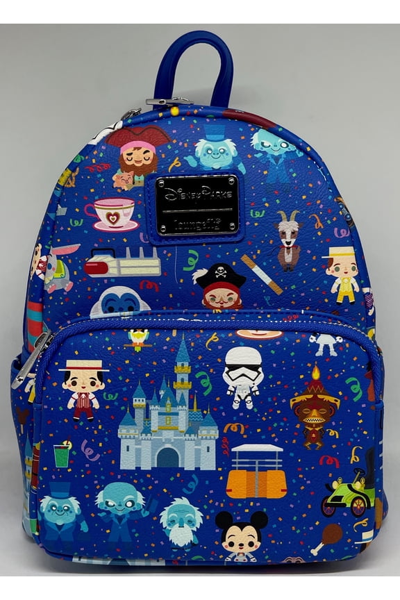 Parks Characters And Attractions Mini Backpack New With Tags