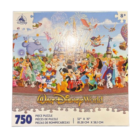 Disney Parks Characters Mickey Friends Cinderella Castle Jigsaw Puzzle New Box