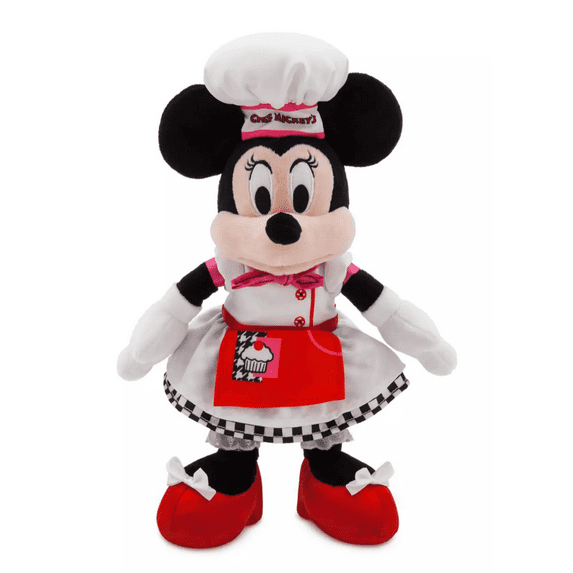 Disney Parks Chef Minnie Mouse Plush Walt Disney World 13'' Plush New with Tag