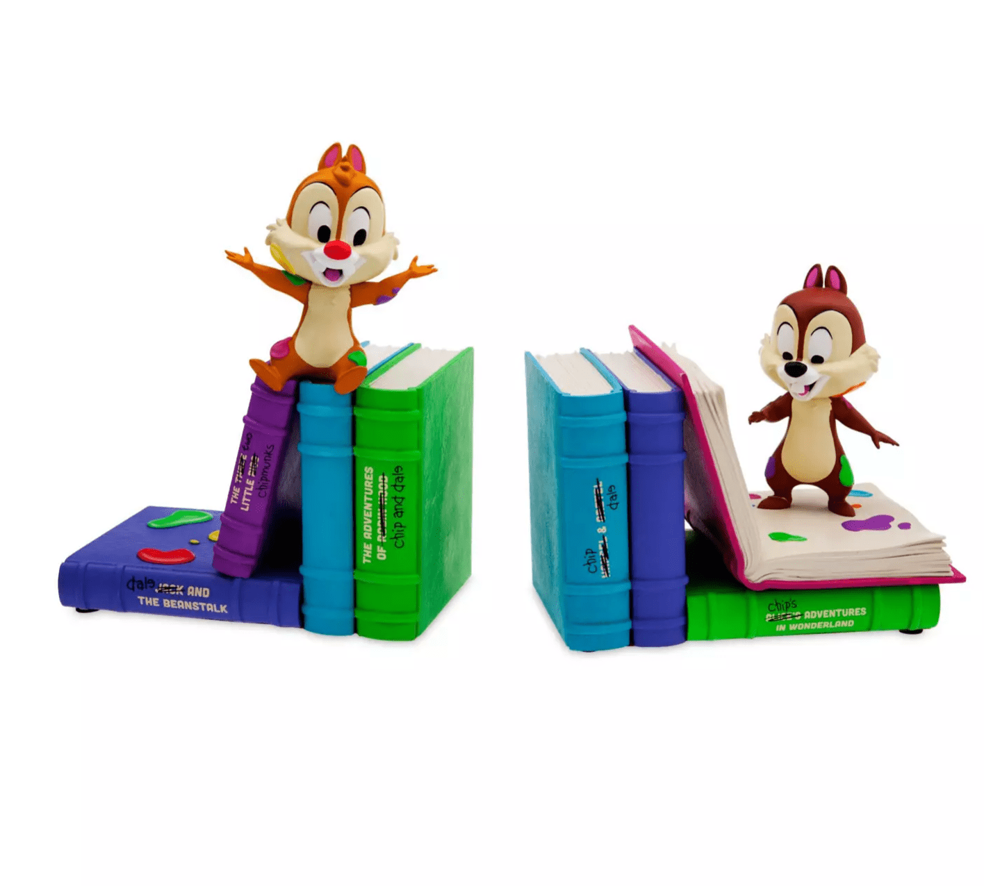 Disney Parks Chip 'n Dale Madly Mischievous Bookends by Lewis