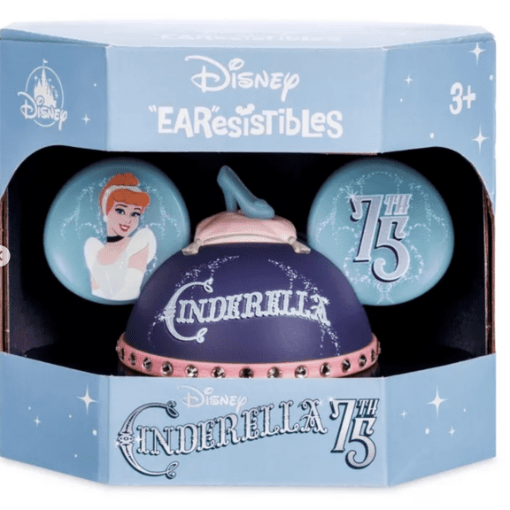 Disney Parks Cinderella 75th EAResistibles Ear Collectible New With Tag