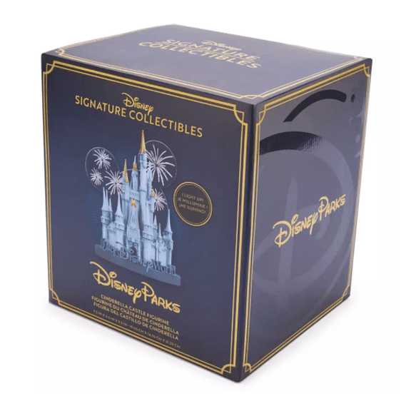 Disney Parks Cinderella Castle Light-Up Figurine  Walt Disney World New W Box