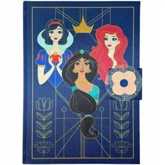 Disney Parks Classic Princess Storybook Journal Snow White Jasmine Belle