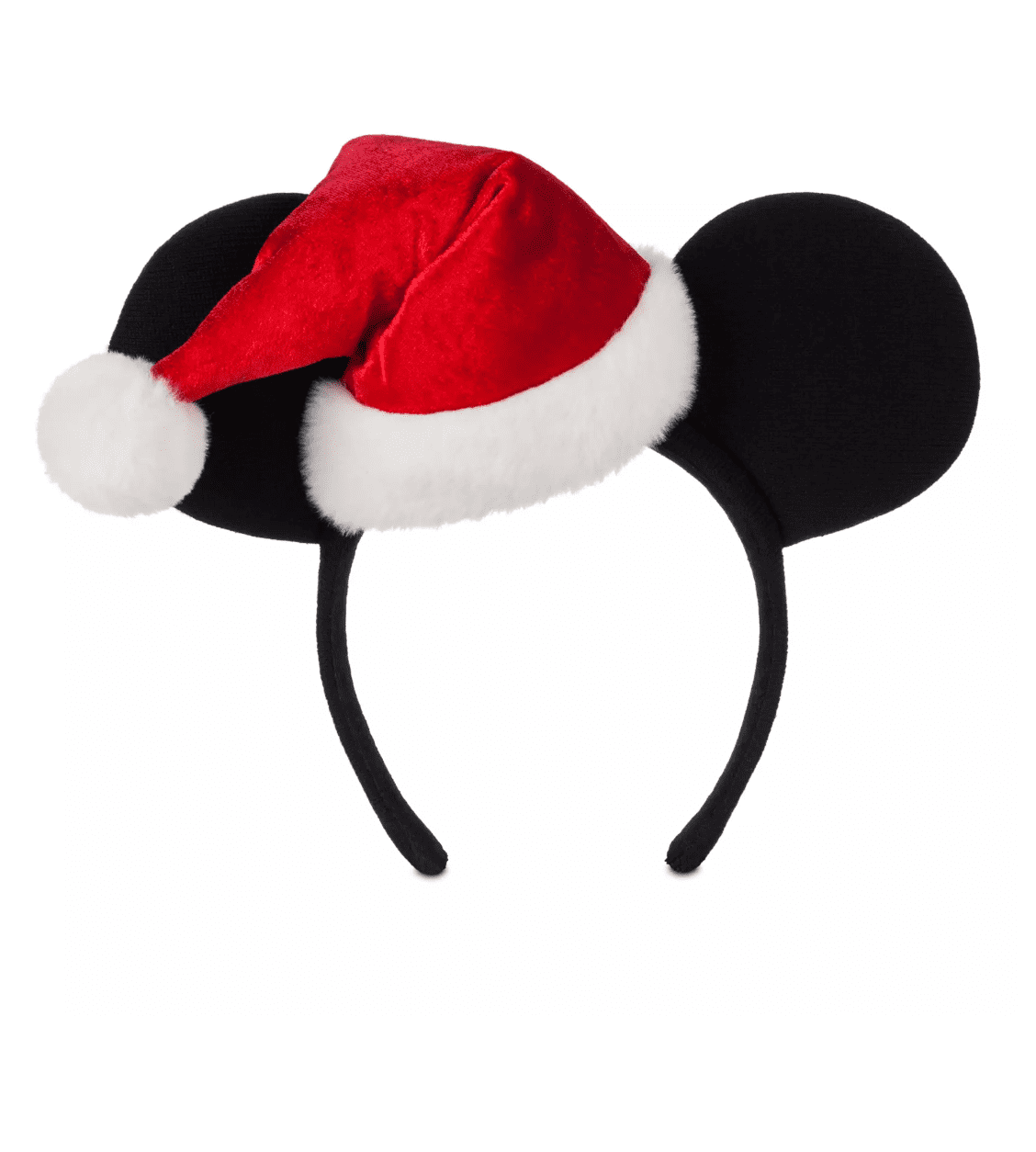 Disney Parks Classics Christmas Santa Mickey Ear Headband 