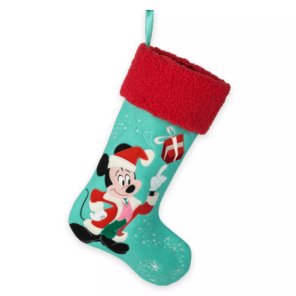 Disney Parks Classics Collection Santa Mickey Christmas Tree Stocking New w Tag
