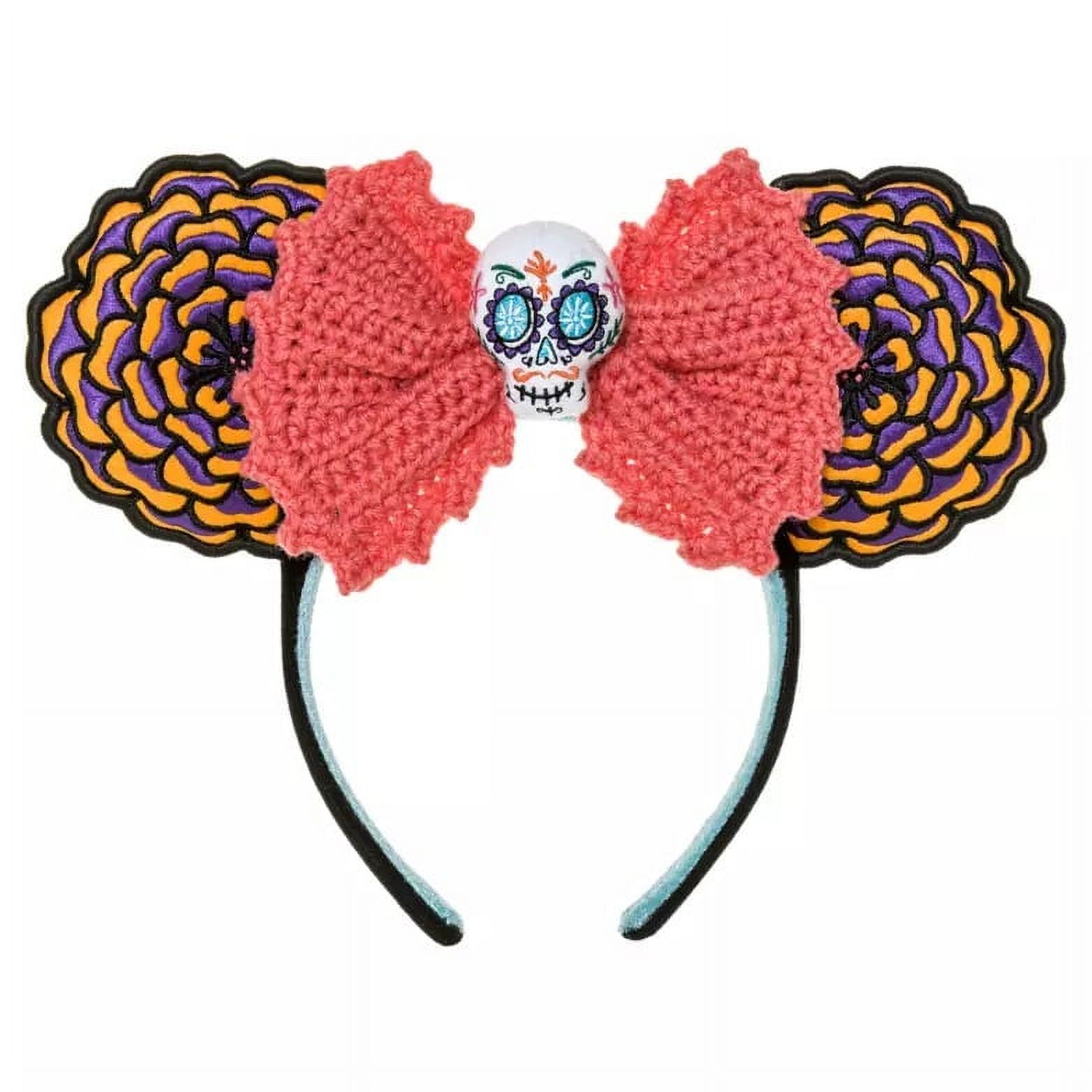 Disney Parks Pixar Coco Floral Skull Ear Headband for Adults New With Tag 41_05e4094e-9364-4ff7-9481-  main image 2