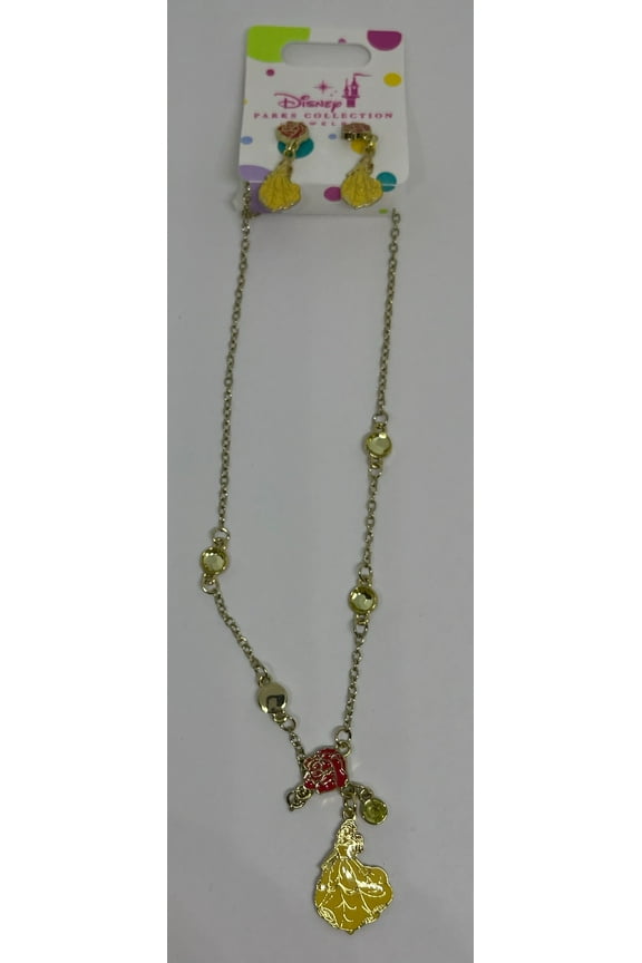 Parks Collection Jewelry Belle Earrings and Necklace Set New w Tag