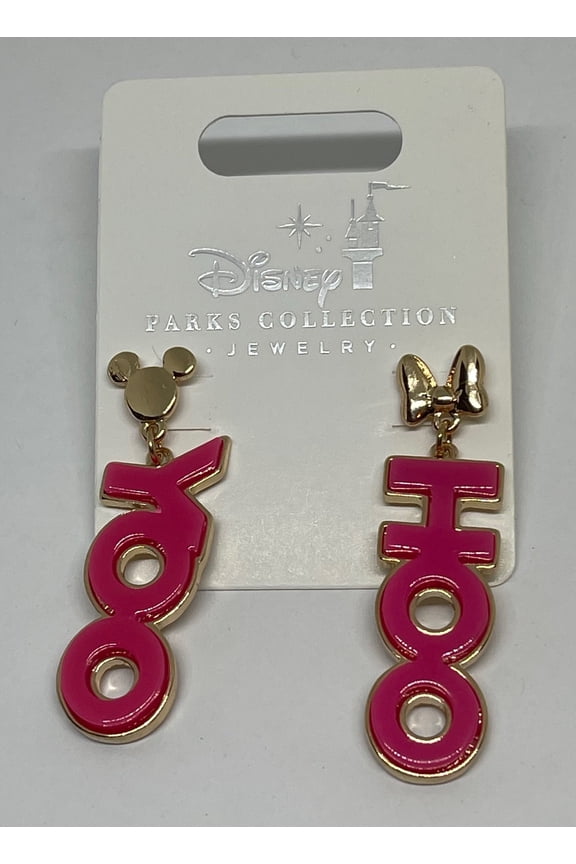Parks Collection Jewelry Minnie's Yoo Hoo Mickey's Song Earrings New
