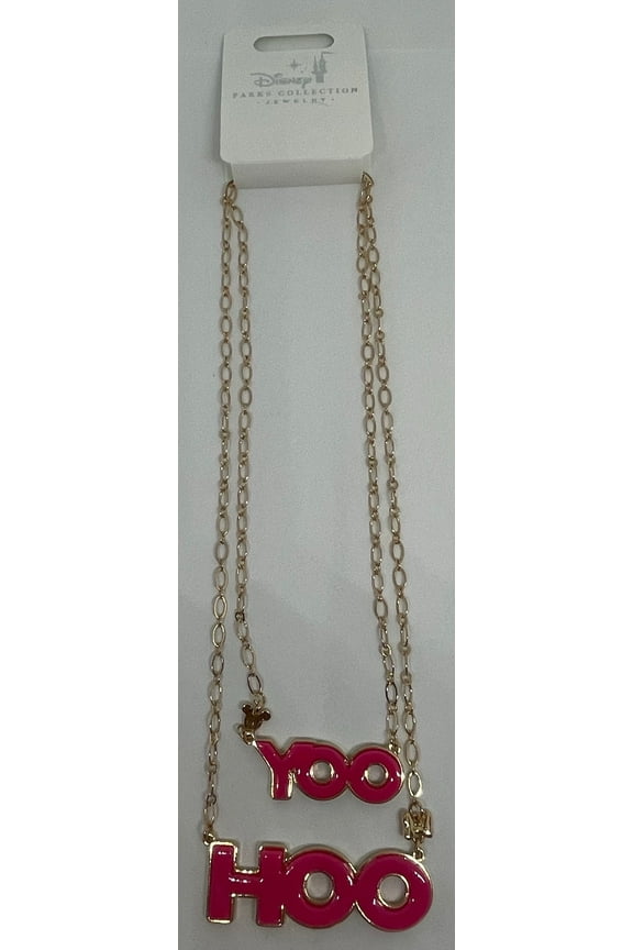 Parks Collection Jewelry Minnie's Yoo Hoo Mickey's Song Necklace New