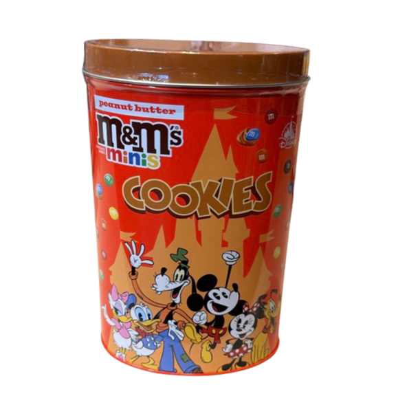 Disney Parks Cookies Peanut Butter M&M'S minis in Mickey and Friends Tin New