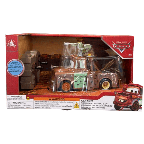 Disney Parks Crash & Rebuild Mater Remote-Control Car Toy New With Tag