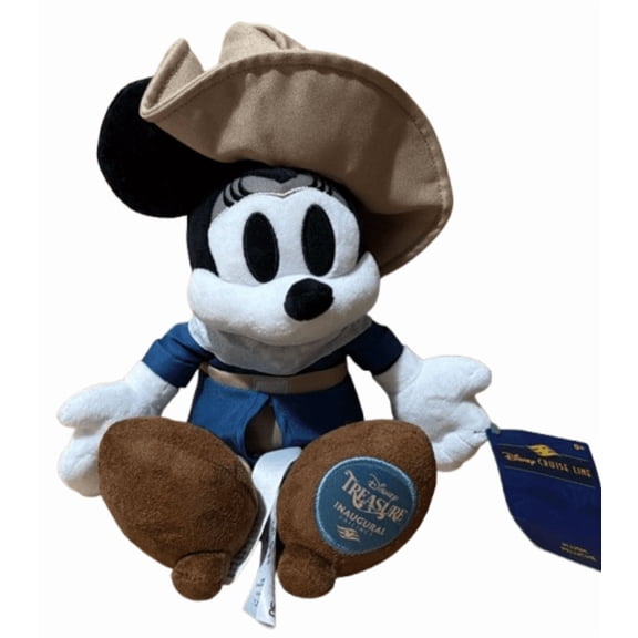Disney Parks Cruise Line Treasure Inaugural Sailings Minnie Mouse Plush New Tag