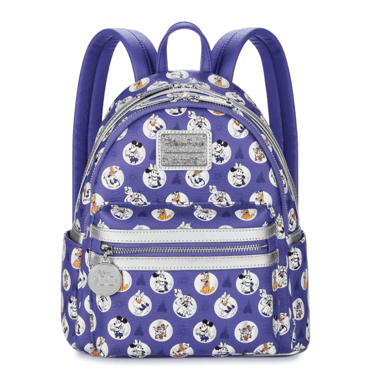 Disney Polka Dot Loungefly Mini Backpack, Multicolor  display picture 1