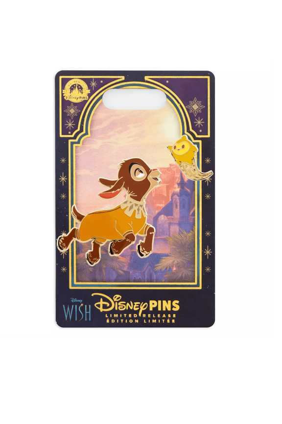 Parks Disney 100 Wish Star and Valentino Pin Set Limited New with Card