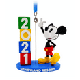 thumbnail image 1 of Disney Parks Disneyland 2021 Mickey Figural Christmas Ornament New with Tag, 1 of 3