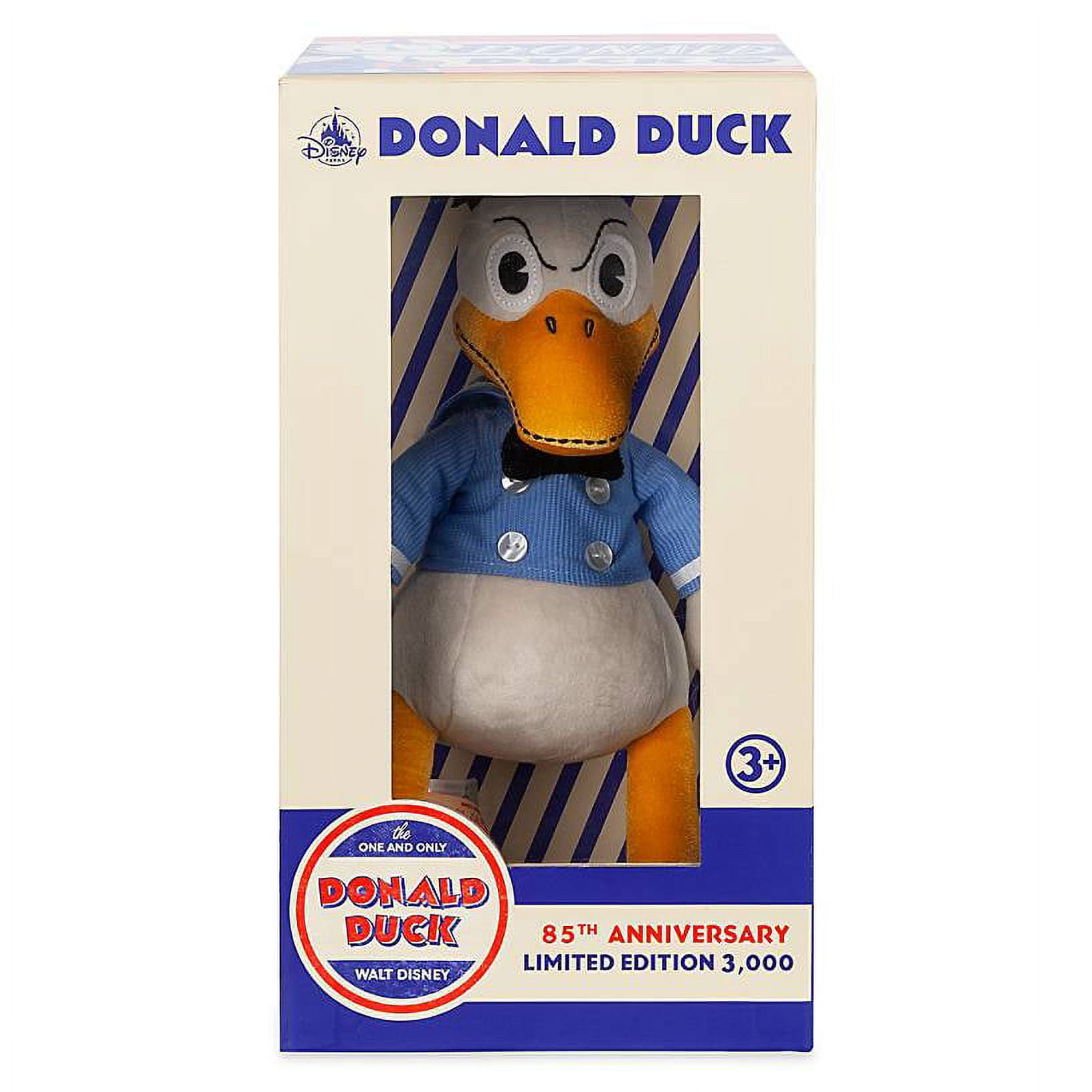 Disney Parks Donald Duck 85th Anniversary Plush Toy Limited