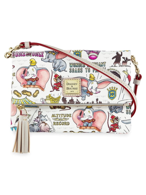 Parks Dumbo by Dooney & Bourke Foldover Crossbody Bag New with Tags