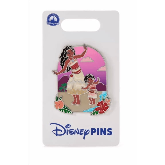 Disney Parks Enamel Moana and Simea Pin New with Card